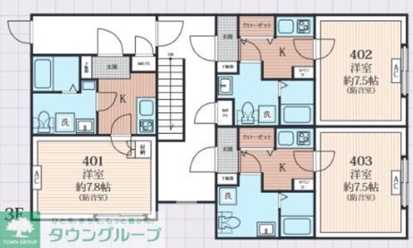 ラシクラス西落合の物件間取画像
